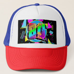 80'S RETRO VINTAGE OLD SCHOOL STYLE TRUCKER HAT