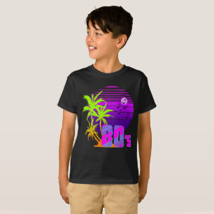 80's Retro Vintage Sunset  T-Shirt
