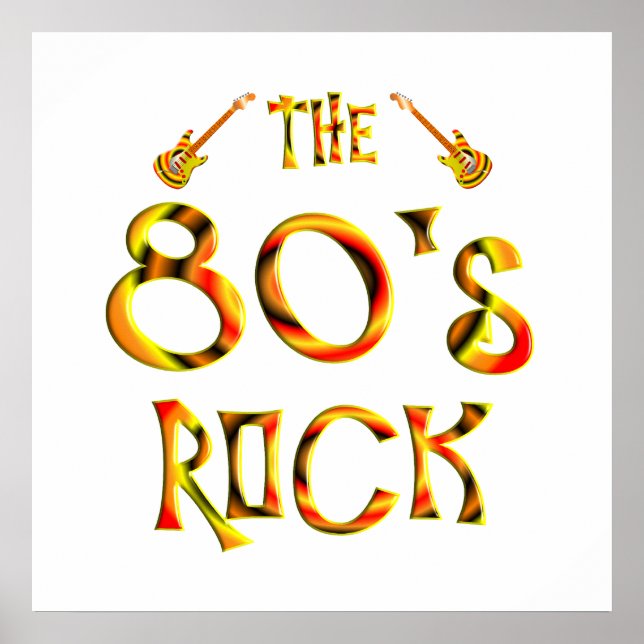 80's Rock Poster (Front)