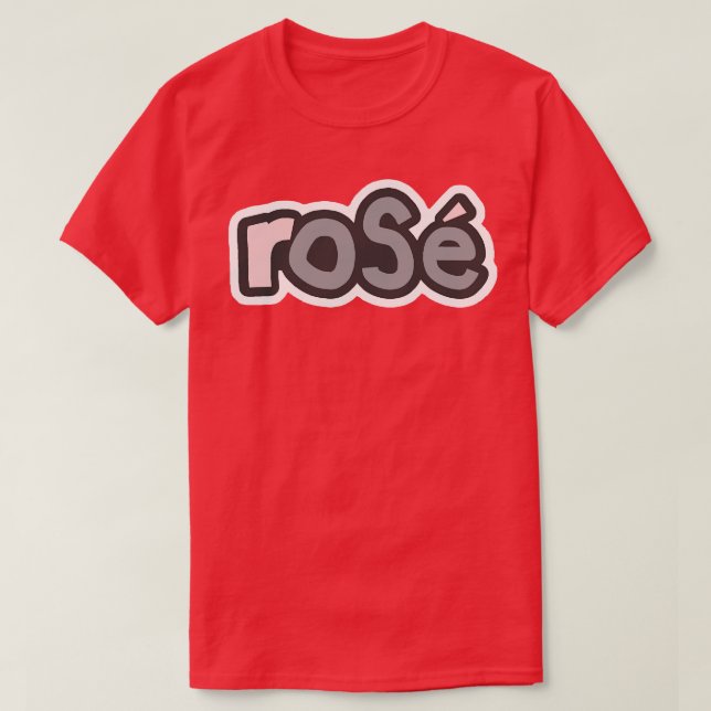 80s Rose Wine Ultimate Grey Typography T-Shirt (Design Front)