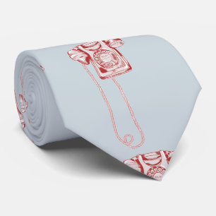 80s rotary dial telephone tie