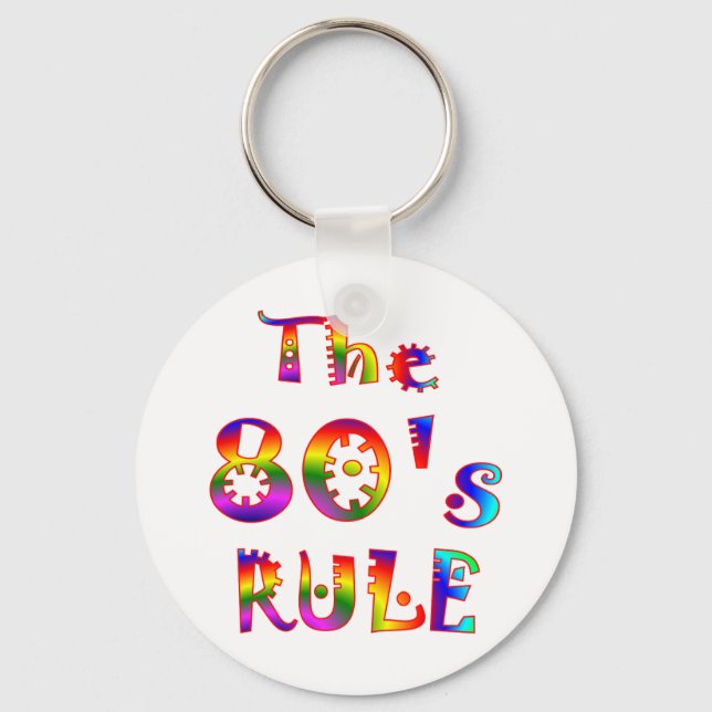 80s Rule Keychain (Front)