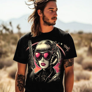 80s Sci-Fi Woman T-Shirt