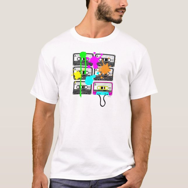 80s Spalt Mix Tape Men's Light Shirts (Front)
