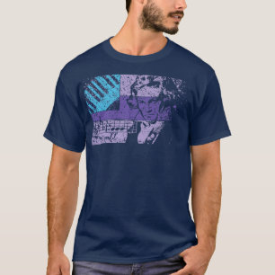 80s style Beethoven Flag with 5th Symphony Notes a T-Shirt