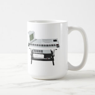 80's Style Sampler Keyboard: 3D Model: Coffee Mug