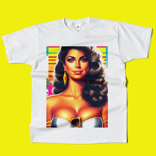 80s Summer Girl T-Shirt (Creator Uploaded)