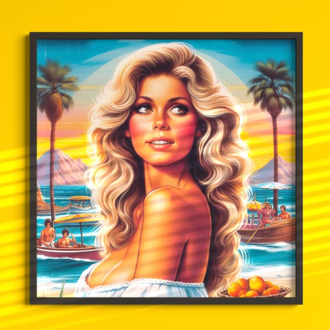 80s Summer Woman Poster (Creator Uploaded)