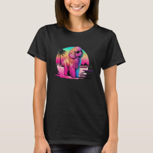 80s Synthwave and Poodle Aesthetic T-Shirt