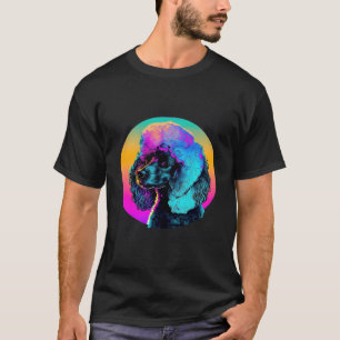 80s Synthwave and Poodle Aesthetic T-Shirt