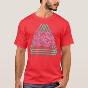 80s Synthwave Sakura Japan Flower Vaporwave Cherry T-Shirt