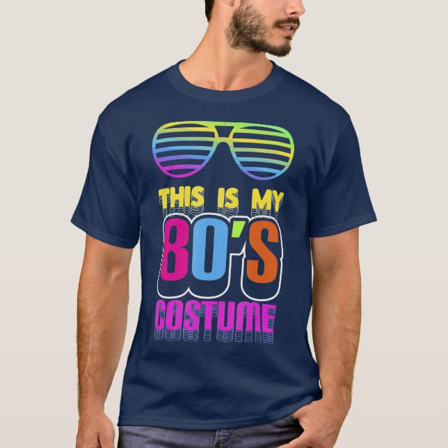 80s  This Is My 80s Costume  80s Party T-Shirt (Front)