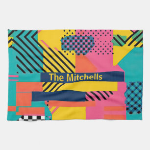 80s Trendy  Kitchen Towel