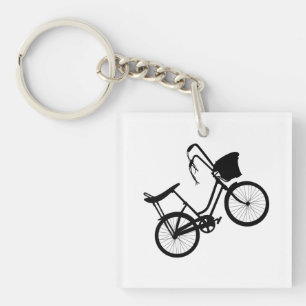 80's Wheelie (Black) Keychain