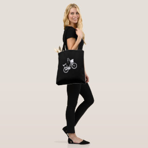 80's Wheelie (White) Tote Bag