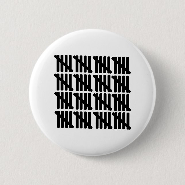 80th birthday 2 inch round button (Front)