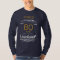 80th Birthday Black White Gold Mens T-Shirt