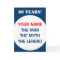 80th Birthday card for men | The man myth legend