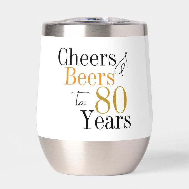 80th Birthday Cheers and Beers Party (Front)