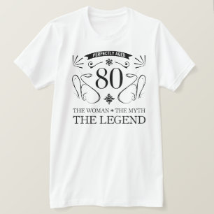 80th Birthday For Women T-Shirt