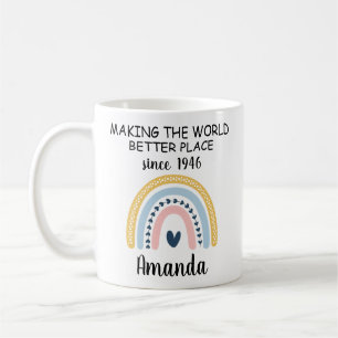80th Birthday Gift   Personalized 80th Birthday Mu Coffee Mug