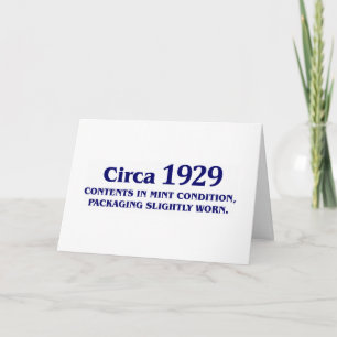 80th birthday gifts for sale card