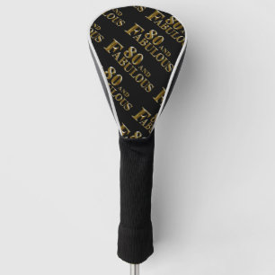 80th Birthday Golf Head Cover
