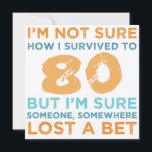 80th Birthday Legend Card<br><div class="desc">A funny birthday gift idea for men and women with a great sense of humour</div>