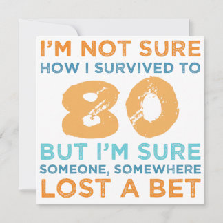 80th Birthday Legend Card