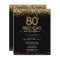 80th Birthday Party Budget Invitation