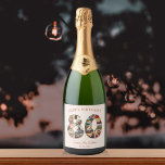 80th Birthday Photo Collage Elegant and Timeless Sparkling Wine Label<br><div class="desc">As the saying goes, "Life begins at 80, " and what better way to commemorate this incredible journey than with a one-of-a-kind birthday Wine Label that truly captures a lifetime of memories! A heartfelt and visually stunning tribute to the remarkable life. From cherished childhood moments to unforgettable milestones, each photo...</div>