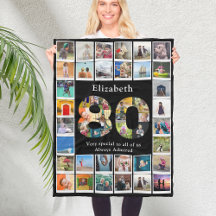80th Birthday Photo Template