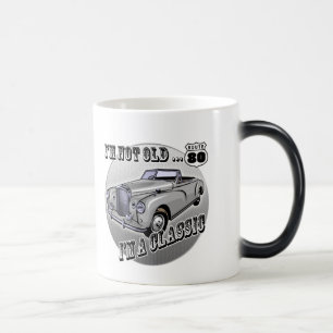 80th Birthday T-shirts and Gifts Magic Mug
