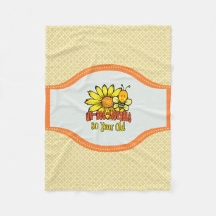 80th Birthday - Unbelievable at 80 Years Old Fleece Blanket