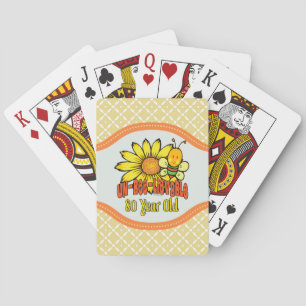 80th Birthday - Unbelievable at 80 Years Old Playing Cards