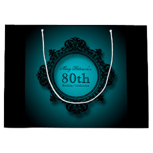 80th Bithday Celebration Personalized Gift Bag