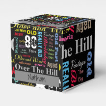 80th Happy BIrthday in a Graffiti Style