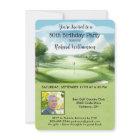 80th Men's Birthday Party Photo Golf