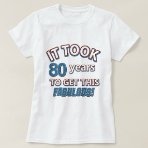 80th year birthday designs T-Shirt