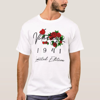 81 Year Old Gifts Vintage 1941 Men Women 81St Birt T-Shirt