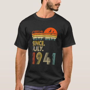81 Years Old Awesome Since July 1941 81st Birthday T-Shirt