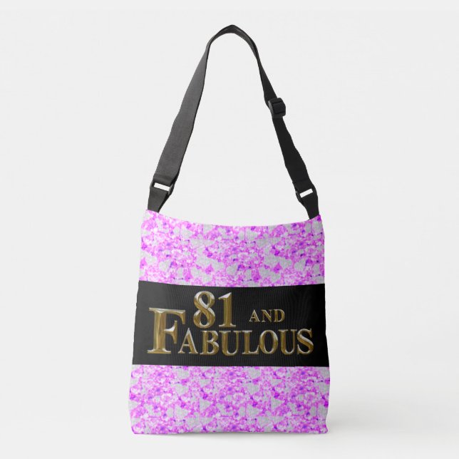 81st Birthday  Crossbody Bag (Front)