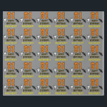 81st Birthday: Spooky Halloween Theme, Custom Name Wrapping Paper<br><div class="desc">This spooky and scary Hallowe'en birthday themed wrapping paper design features a large number "81", along with the message "HAPPY BIRTHDAY, ", and a custom name. There are also depictions of a bat and a ghost on the front. Wrapping paper like this might be fun to use when wrapping presents...</div>