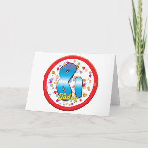 81st Birthday Today Card