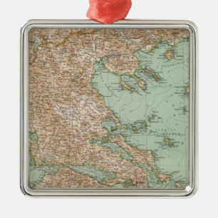 8283 Greece Metal Ornament