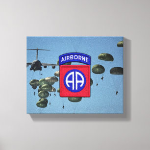82e division aéroportée anciens combattants toile