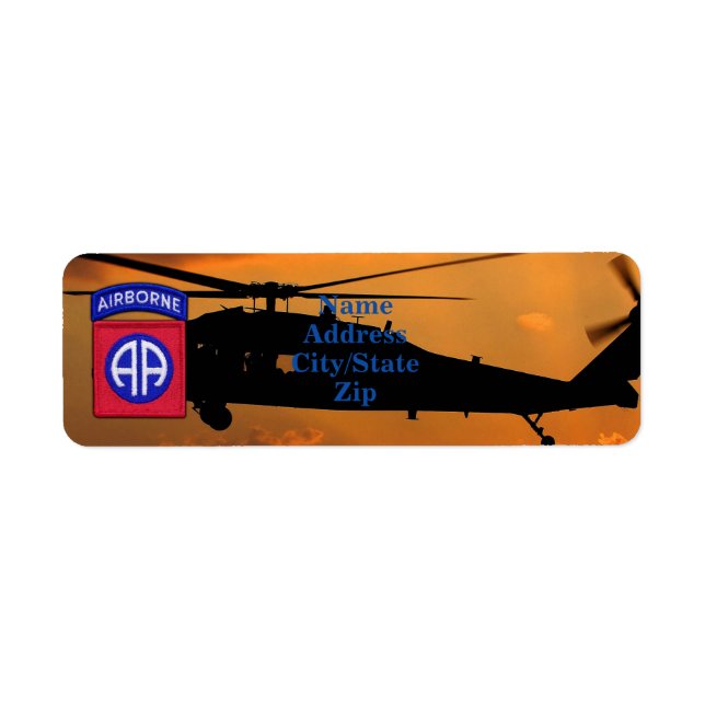 82e Division aéroportée de l'ABN DIV Fort Bragg (Devant)