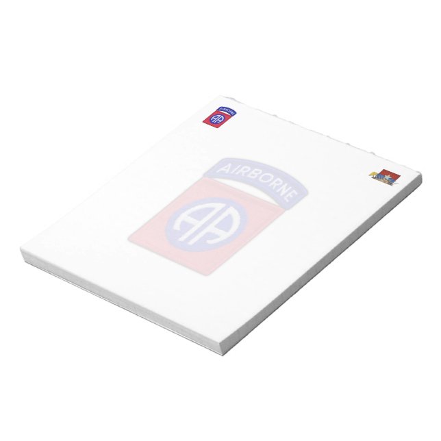 82e division aéroportée vietnam patch Bloc-notes (Tourné)
