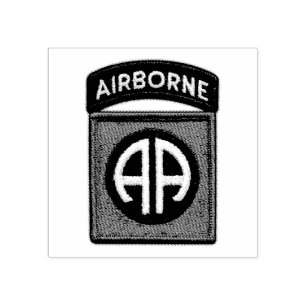 82nd ABN Airborne Div Vets LRRP Rubber Stamp