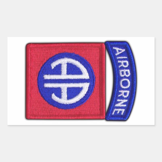 82nd ABN Airborne Div Vets LRRP Sticker (Front)